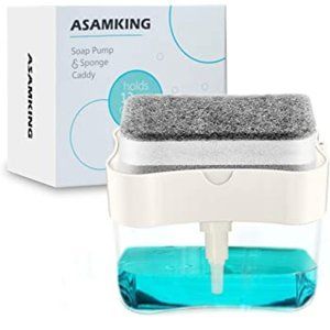 Asamking soap pump & sponge caddy